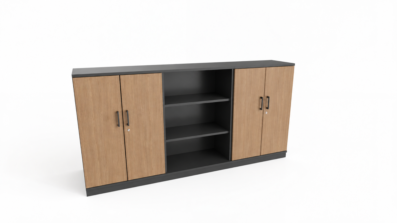Aktenschrank mit Regal 3 OH 2400 mm 