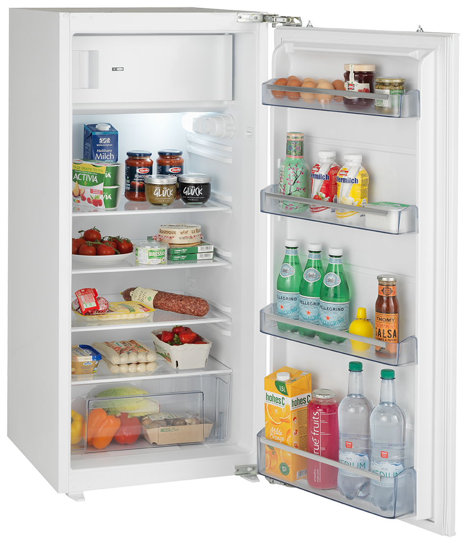 Einbaukühlschrank mit Gefrierfach für Nische 122 cm Einbaukühlschrank mit Gefrierfach für Nische 122 cm