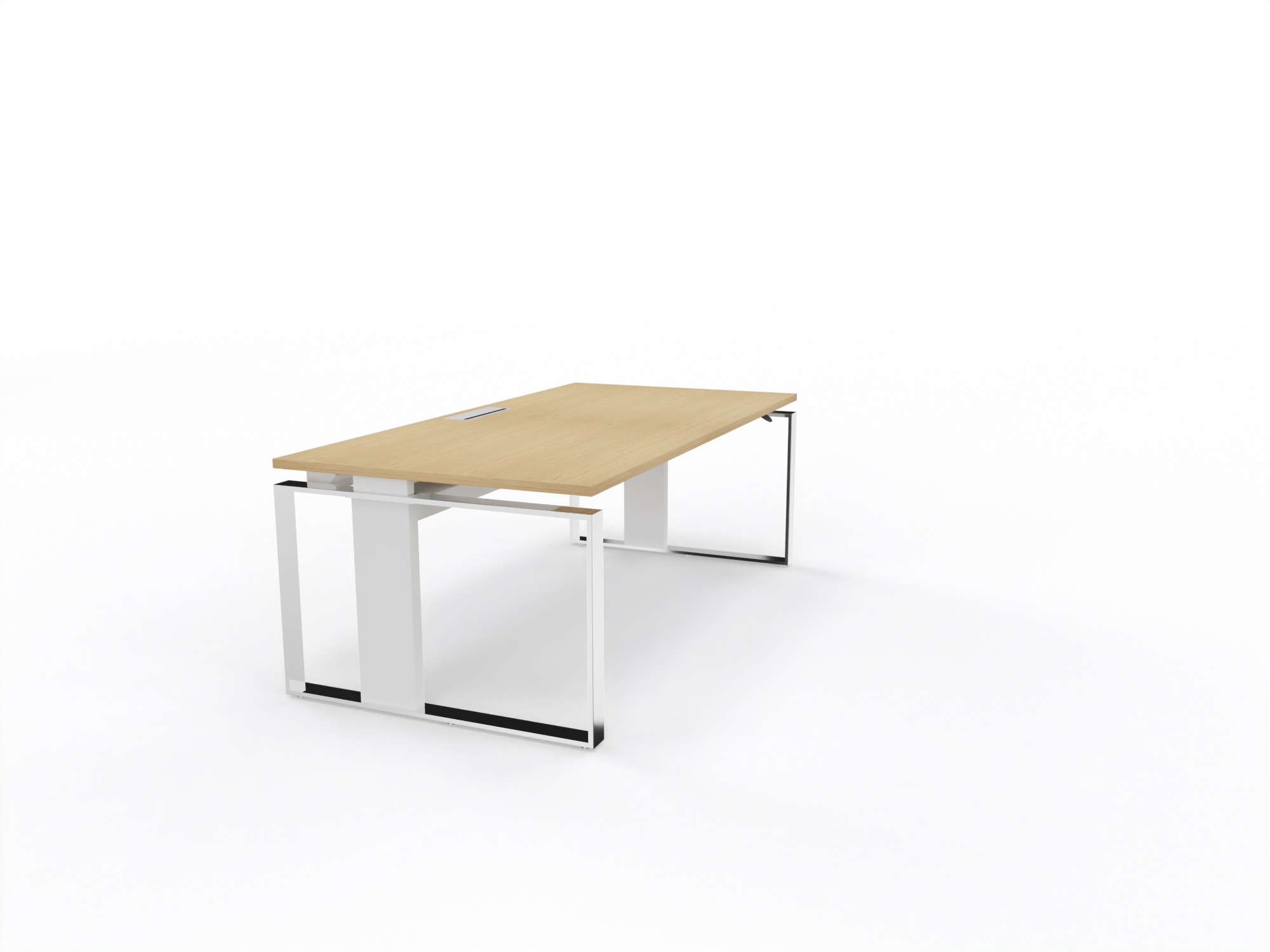 iMOVE F Sitzstehtisch iMOVE F Sitzstehtisch , reinweiss graphitschwarz, Furnier Echtholz Eische