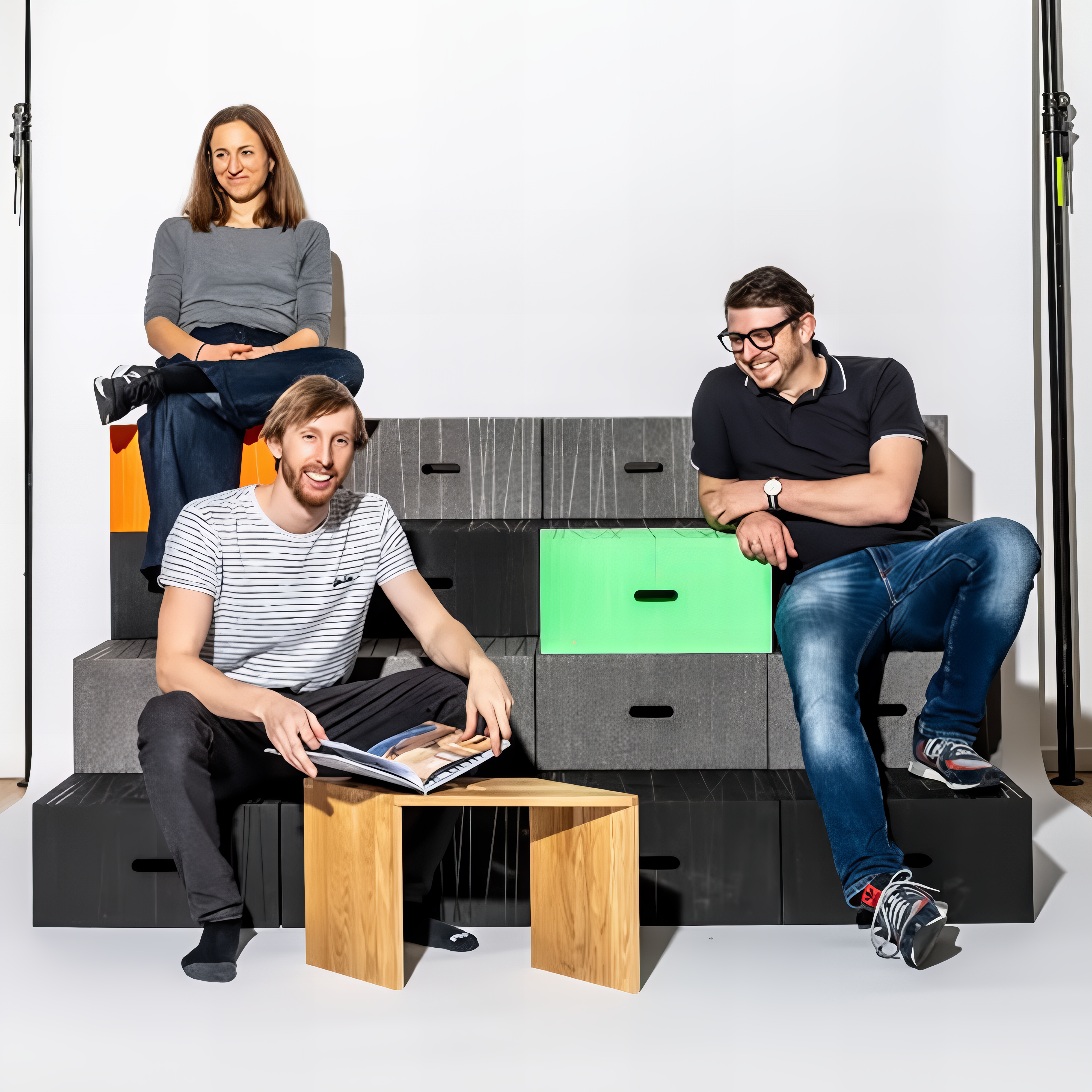 Xbrick® Sitztribüne bunt